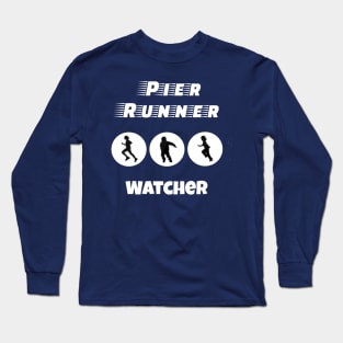 Funny Cruise Pier Runner Watcher Tshirt Long Sleeve T-Shirt